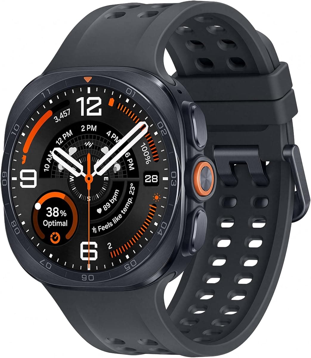 Samsung Galaxy Watch Ultra2 Titanyum Gri, 47mm, Bluetooth, Dayanıklı ve Şık Tasarım, 800 mAh Pil, Hızlı Şarj, Doğa Koşusu, Enerji Skoru, Uyku Koçluğu (Samsung Türkiye Versiyonu)