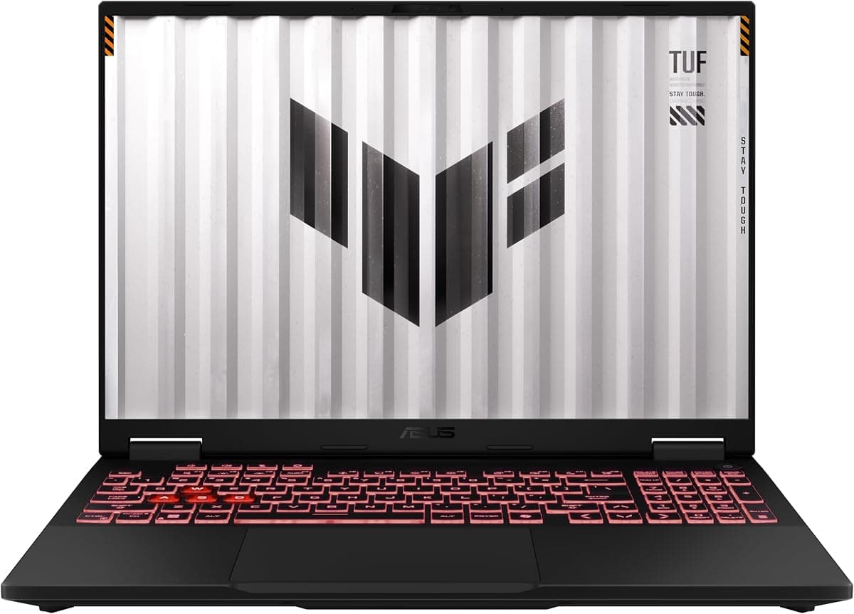 ASUS TUF Gaming A16 FA608UHI-TU277 - Gaming Dizüstü Bilgisayar AMD Ryzen 7 260 3.8GHz| NVIDIA GeForce RTX 5050 8GB | 16GB DDR5 RAM | 512GB SSD | 16 inç FHD 1920x1200 165Hz | DOS · 16 inç