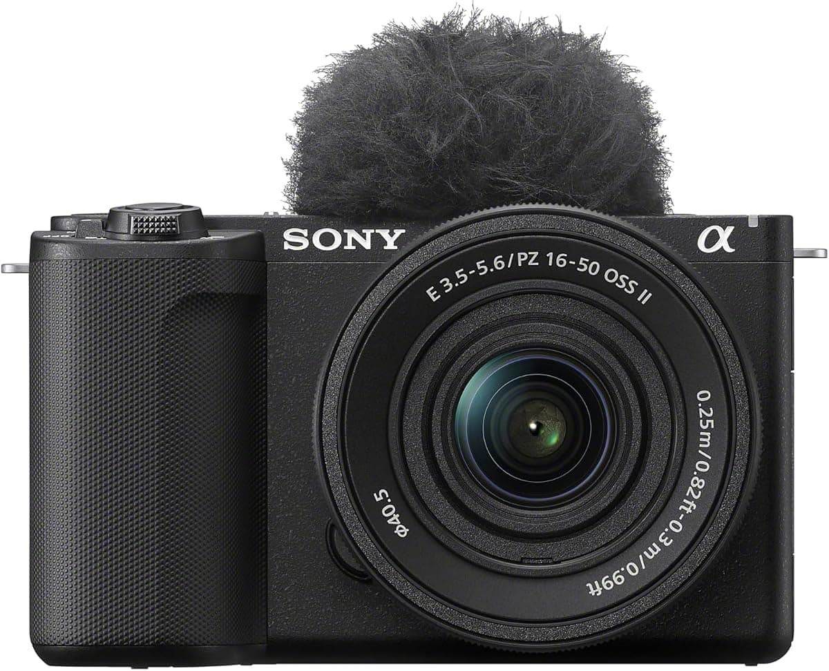 Sony ZV-E10 II Vlog Kamerası 16-50 mm Motorlu Zum Lens (SELP16502) | Video 4K60p 4:2:2 10-Bit, Stab. Dijital, Gerçek Zamanlı Göz AF, f/3.5-5.6