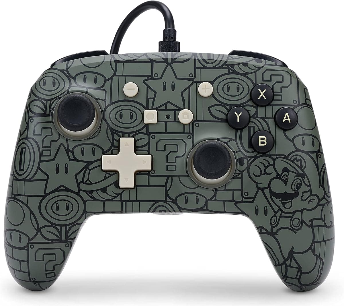 Nintendo Switch için geliştirilmiş kablolu PowerA Controller – Power-Up Mario, Gamepad, oyun kumandası, kablolu denetleyici, resmi lisanslı