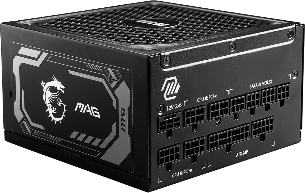 MSI MAG A1000GL PCIE5 1000W 80+ GOLD POWER SUPPLY Bilgisayar Güç Kaynağı