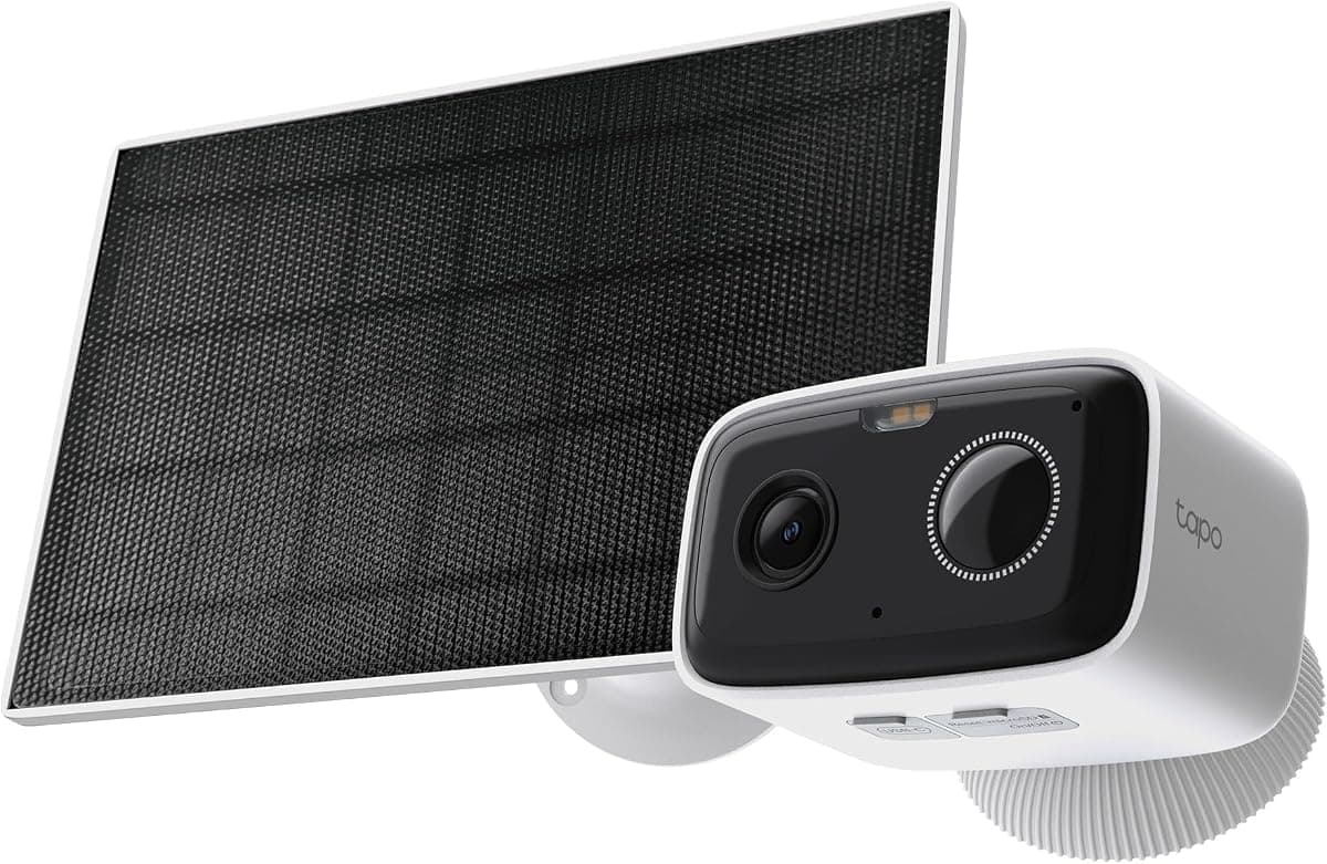 Tapo 1080p Açık Pil Güvenlik Kamerası w/Güneş, C400 KIT | Ücretsiz Kişi/Araç Algılama, SD/Bulut Depolama, Renkli Gece Görüşü, Hub Gerekmez, Alexa ile Çalışır