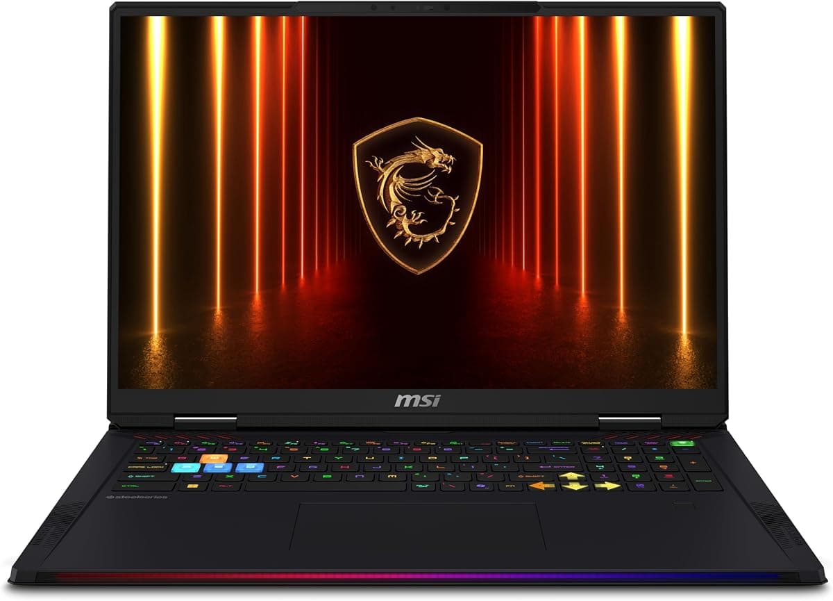 MSI Raider A18 HX A9WJG-037CA 18 inç UHD+ Mini LED 120Hz Oyun Dizüstü Bilgisayarı AMD Ryzen R9-9955HX3D, RTX 5090, 64GB (32GB* 2) DDR5 6400MHz, 2TB Gen 5x4 NVMe PCIe SSD, Win 11 Pro