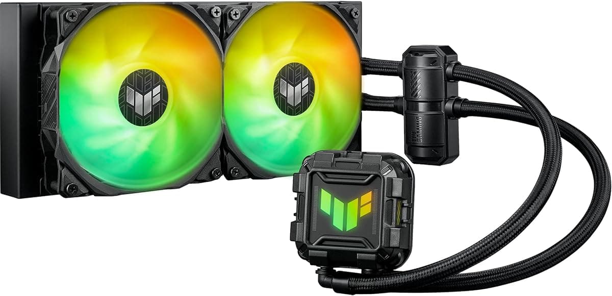TUF GAMING LC II 240 ARGB | AURA Sync RGB 120mm*2 Adreslenebilir RGB Fan CPU Soğutucusu 6 Yıl Garanti
