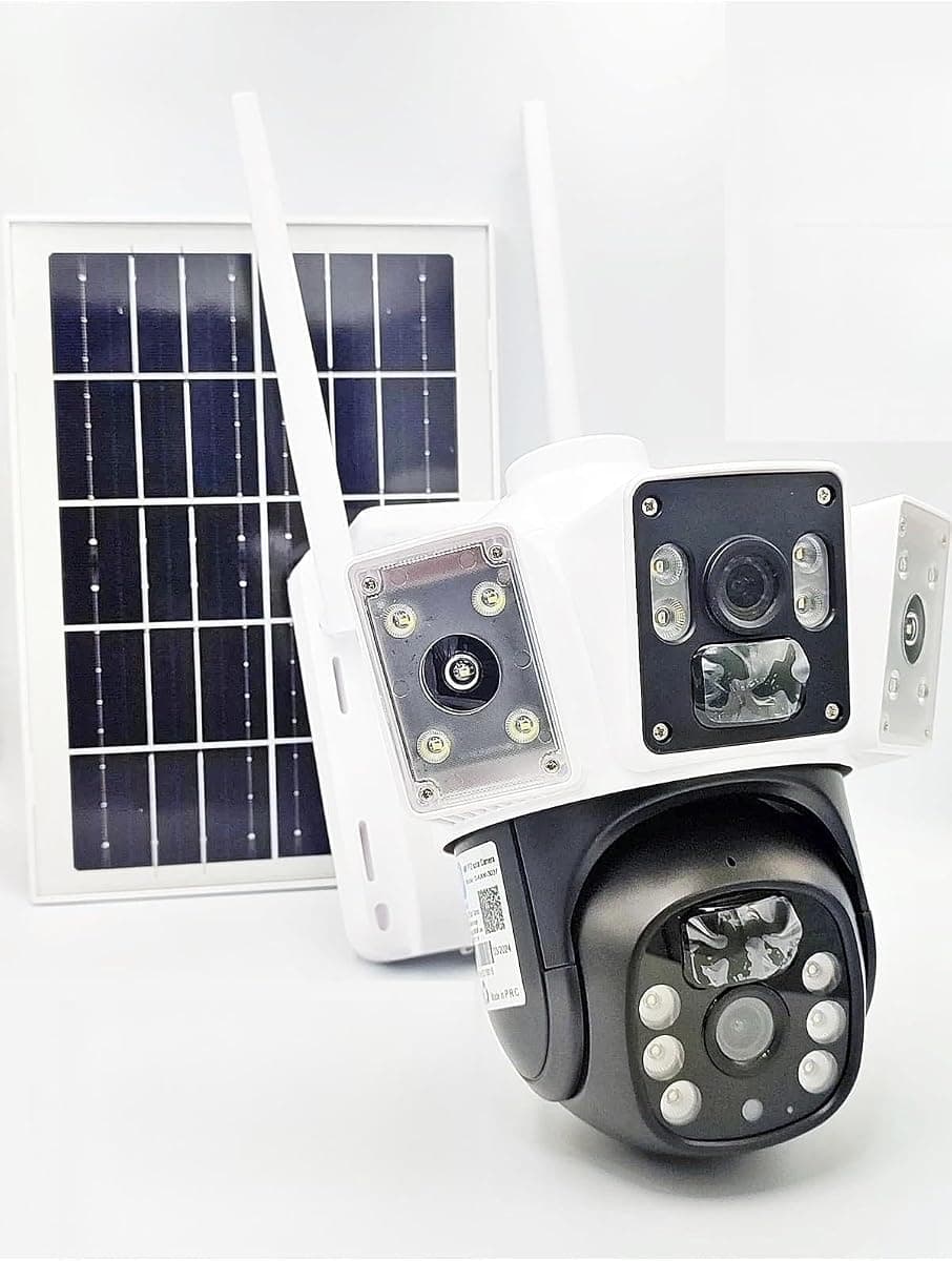 3037-1080p Full HD Solar Güneş Enerjili Kamera - 4g Güneş Enerjili Sim Kartlı Kamera Smart