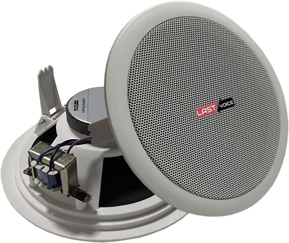 Lastvoice Tvx-8T Hat Trafolu Alçıpan Tavan Hoparlörü 20 cm 40 Watt