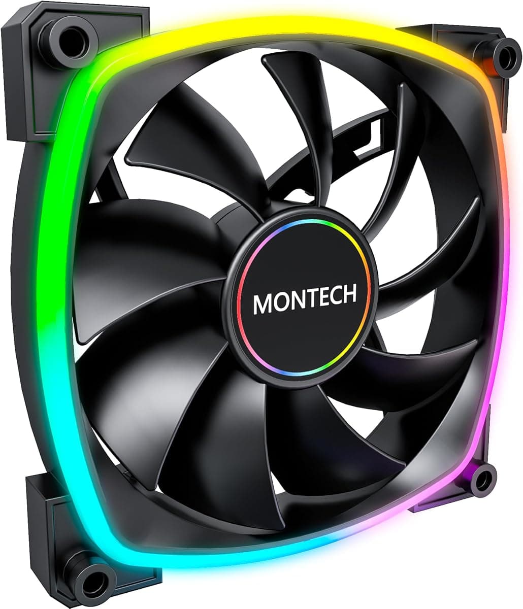Montech AX140 PWM Siyah 140mm ARGB Kasa Fanı