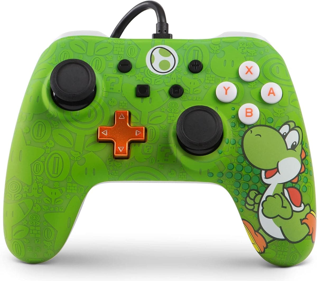 Nintendo Switch için kablolu PowerA kontrol cihazı - Yoshi, Gamepad, oyun kumandası, kablolu denetleyici, resmi lisanslı