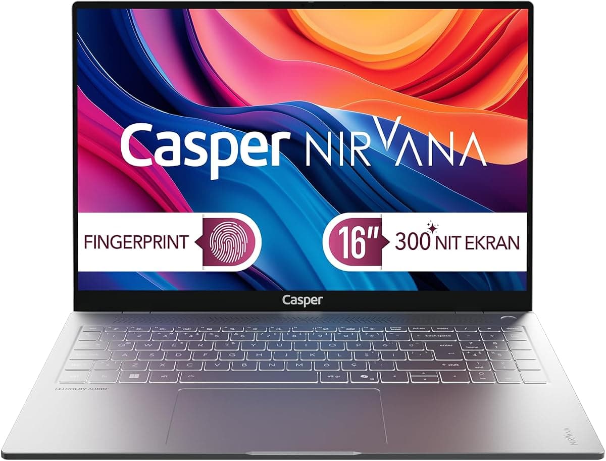 Casper Nirvana S100 300NIT Intel Core 9-270H 24GB DDR5 1TB SSD 16" Freedos Laptop S100.270H-CF00X-G-F