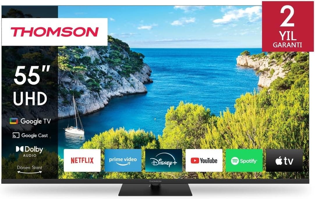 Thomson 55 İnç (139 cm) 4K Ultra HD Google TV · 55 inç