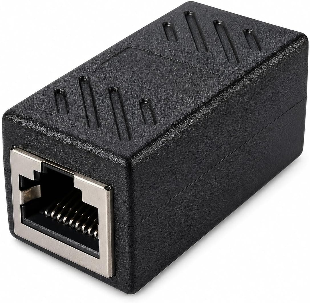 PrimeX PX-HQC6 RJ45 Dişi Dişi Ethernet Ara Aparatı, CAT5E/CAT6 LAN Kablo Birleştirici, Gigabit Network Kablo Uzatma Adaptörü, Modem Router Switch PC İçin RJ45 Dişi Dişi Coupler