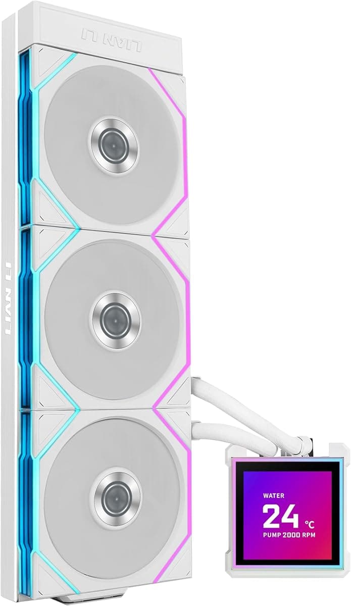 Lian Li HydroShift II LCD-S 360TL Beyaz Sıvı Soğutucu (G89.GHS2LCDS36TW.00)