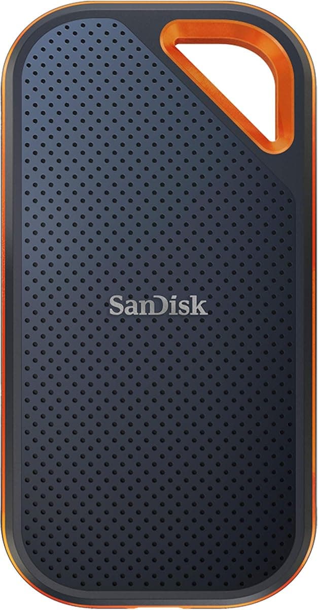 SanDisk Extreme PRO 4TB Taşınabilir SSD - 2000MB / s'ye kadar Okuma/Yazma Hızları, USB 3.2 Gen2 x2, Dövme Alüminyum Muhafaza, 2 metrelik düşme koruması ve IP55 direnci