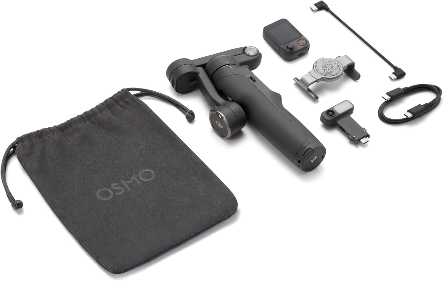DJI OSMO MOBILE 8P ADVANCED TRACKING COMBO | Uzaktan Kumanda, Yerel İzleme, Dahili Uzatma Çubuğu ve Tripod, 10h Pil, 3 Eksenli Sabitleme, Telefon Gimbal