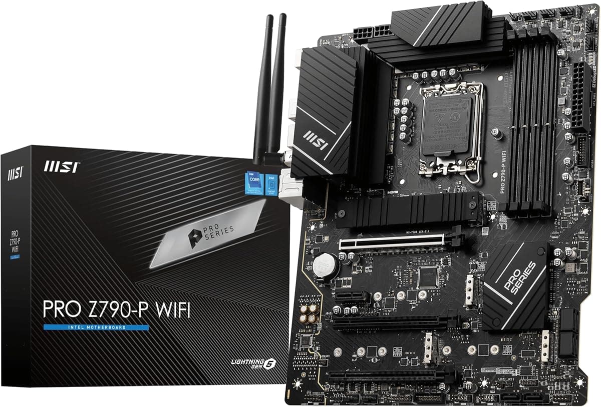 MSI PRO Z790-P WIFI DDR5 Intel Z790 Soket 1700 DDR5 7000(OC) MHz ATX Gaming (Oyuncu) Anakart