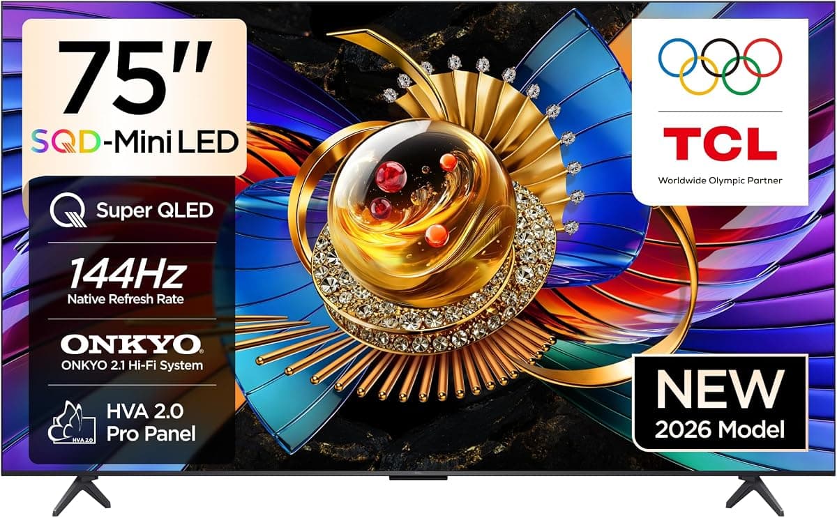 TCL 75 inç Akıllı TV 75Q7D Pro 4K SQD-Mini LED 144Hz ONKYO 2.1CH Google TV | SQD-Mini LED · 75 inç
