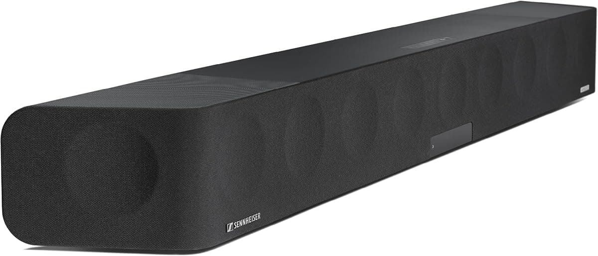 Sennheiser AMBEO Soundbar Max - Dolby Atmos, DTS: X ve MPEG-H ile Uyumluluk, Ambeo 3D Ses Teknolojisi, 5.1.4 Ses Deneyimi - Siyah